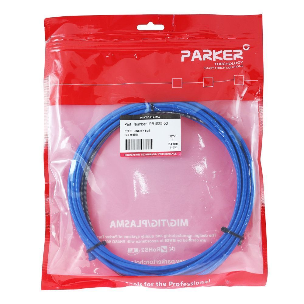 PB1535-50 Parker Steel liner X 5MT 0.6-0.9MM (pack)