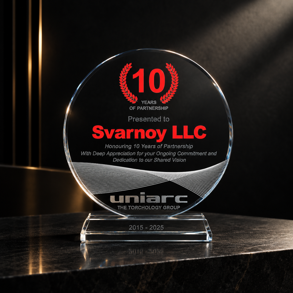 10 лет сотрудничества с Uniarc Torchology 10 лет сотрудничества с Uniarc Torchology