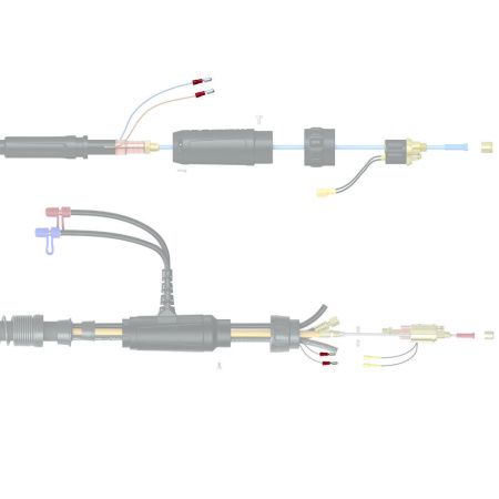 PB1522 Разъём для кабеля управления Parker
для полуавтоматических горелок (MIG/MAG)