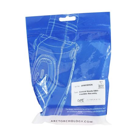 AM6OSWCN Сопло газовое Arc коническое медное с изолятором 15 мм для полуавтоматической горелки M6W (MIG/MAG)