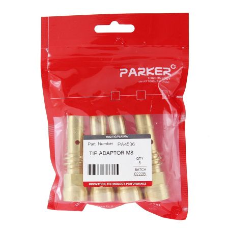PA4536 Вставка под наконечник Parker М8 латунная 65,0 мм (MIG/MAG)