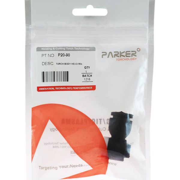 P20-90 Голова горелки Parker 90° для горелок SGT 150F / 200F / 225F (TIG)