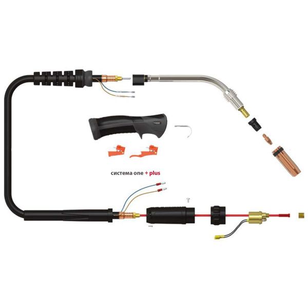 Сварочная горелка Parker SGB 380A (explosive view)