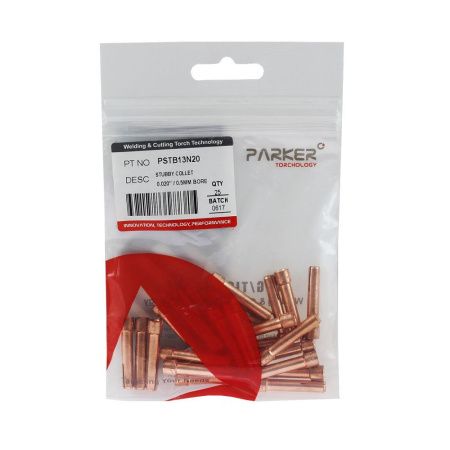 PSTB13N20 Цанга Parker укороченная для газовой линзы 0,5x30,5 мм (TIG)