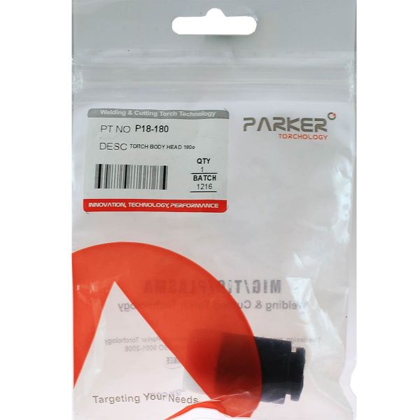 P18-180 Голова горелки Parker 180° для горелок SGT 150F / 200F / 225F (TIG)