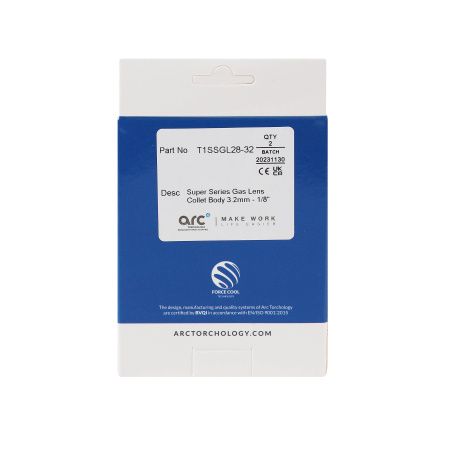 T1SSGL28-32 Цанга Arc с газовой линзой Super Series 28 3,2x64,3 мм (TIG)