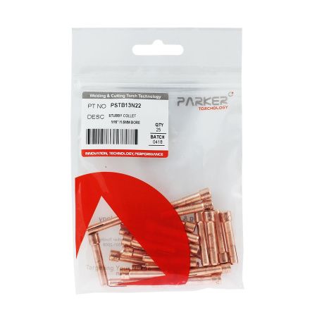 PSTB13N22 Цанга Parker укороченная для газовой линзы 1,6x30,5 мм (TIG)