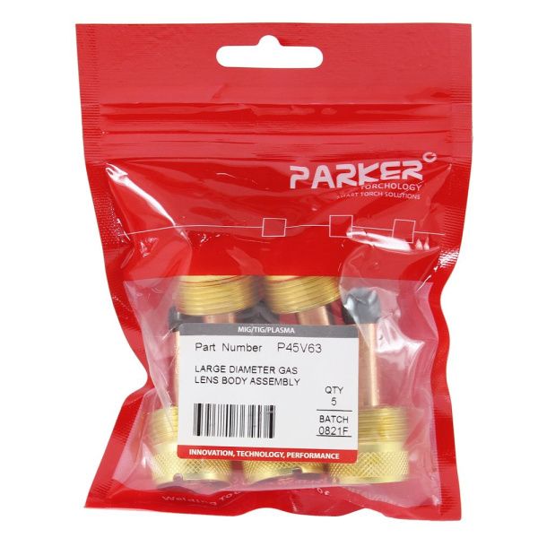 P45V63 Parker Large diametr gas lens body assembly (pack)