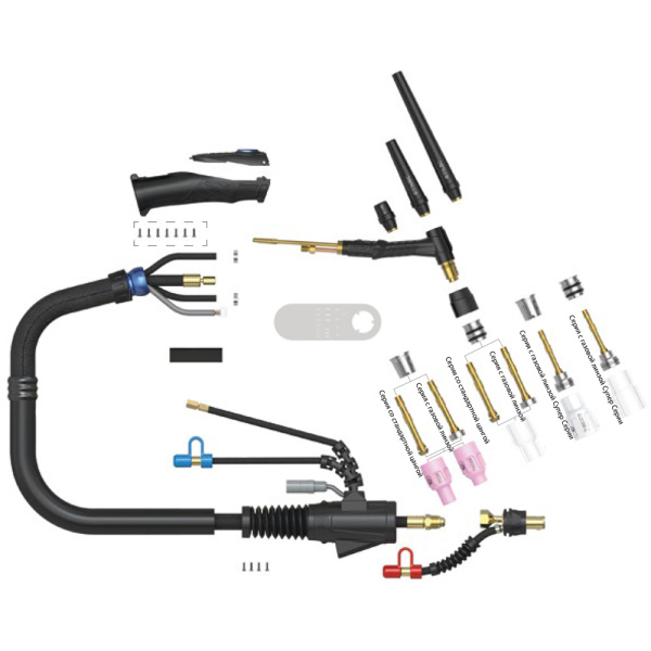 Сварочная горелка Arc T1W (explosive view)