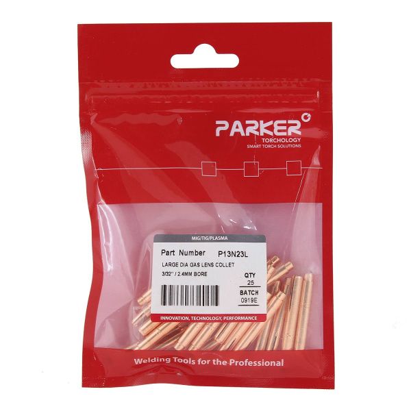 P13N23L Цанга Parker для увеличенной газовой линзы 2,4x40,0 мм (TIG)