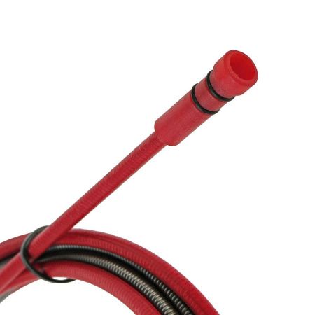 AM2524-40 Направляющий канал Arc 1,0-1,2 мм 4 метра (стальная спираль с литым ниппелем в красной оплётке) (MIG/MAG)