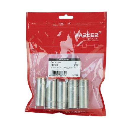 PB2511 Сопло газовое Parker для точечной сварки медное 18 мм для горелок SGB 250A / SGF 250A / SB 250A Auto (MIG/MAG)