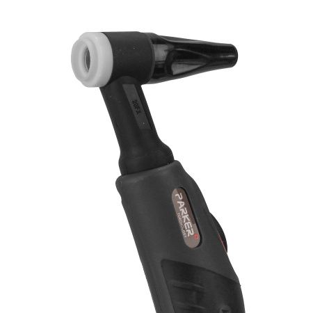 Сварочная аргонодуговая горелка Parker SGT 20FX с гибким гусаком, с 5-пиновой вилкой Tuchel и разъёмом с резъбой 1/4 BSP 4 метра (One TIG) для TIG сварки в среде аргона