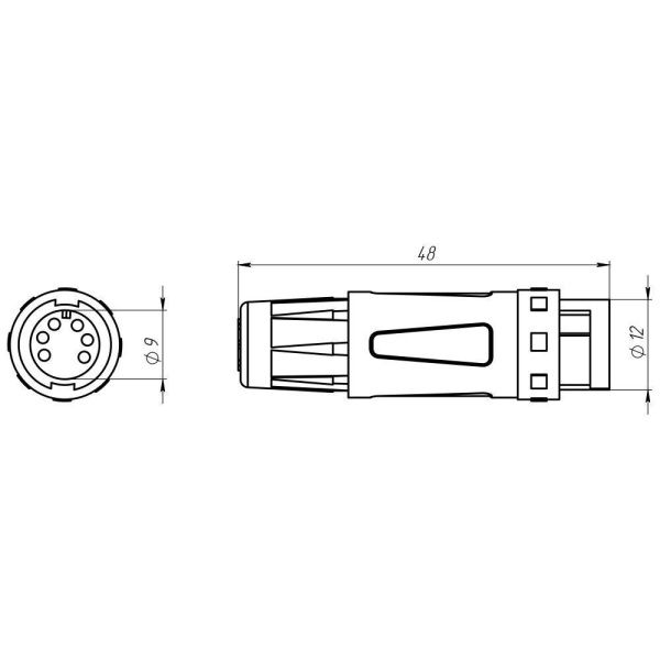 CNT02.PZG06PHN65-G Быстросъемное соединение Arc для горелок серии Arc T (TIG)