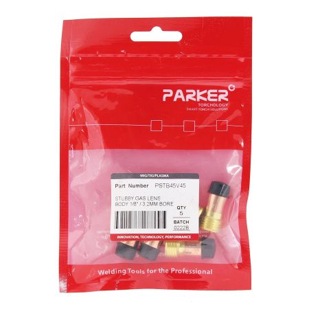 PSTB45V45 Держатель цанги Parker с укороченной газовой линзой 3,2x27,0 мм (TIG)