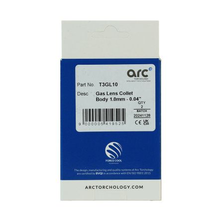 T3GL10 Цанга Arc с газовой линзой 1,0x66,5 мм (TIG)