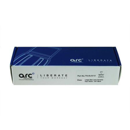 T5LGLCC12 Сопло Arc керамическое №12 для увеличенной газовой линзы 19,0x51,5 мм (TIG)