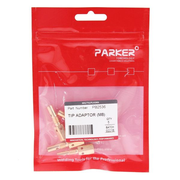PB2536 Parker Tip adaptor (M8) (pack)