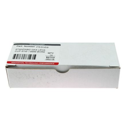 P53N59 Сопло Parker керамическое укороченное для газовой линзы №5 8,0x25,0 мм (TIG)