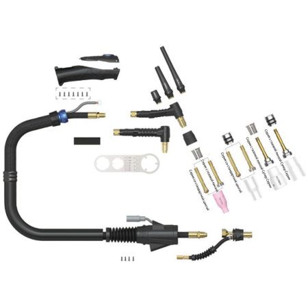 Сварочная аргонодуговая горелка Arc T2 с разъёмом с резьбой 1/4 BSP и системой One TIG 4 метра для TIG сварки в среде аргона