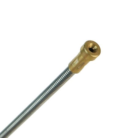 TRM152B-12-23 Направляющий канал TRM 1,0-1,2 мм 2 метра (стальная спираль с латунным ниппелем без оплётки)