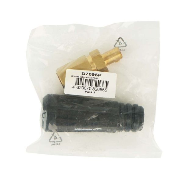 D7095P Байонетный штекер Keean 70-95 (pack)