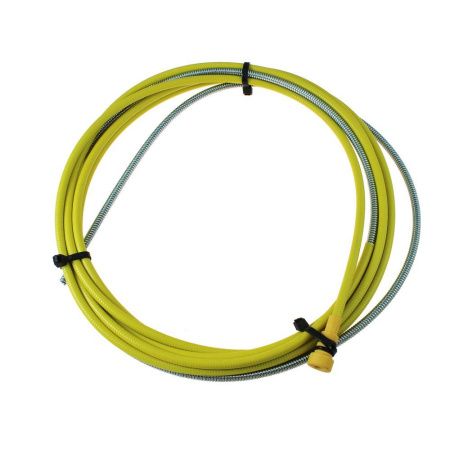 P43210 Направляющий канал Parker 1,2-1,6 мм 3 метра (стальная спираль с литым ниппелем в жёлтой оплётке) (MIG/MAG)