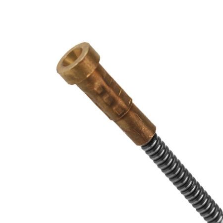 122.0026 Направляющий канал Abicor Binzel 1,0 мм 2 метра (стальная спираль с латунным ниппелем без оплётки) (MIG/MAG)