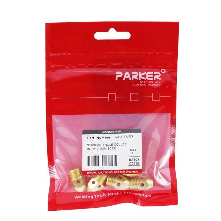 PNCB-53 Держатель цанги Parker особой стойкости 3,4x19,6 мм для горелок SGT 18SC / SGTCW 18SC (TIG)