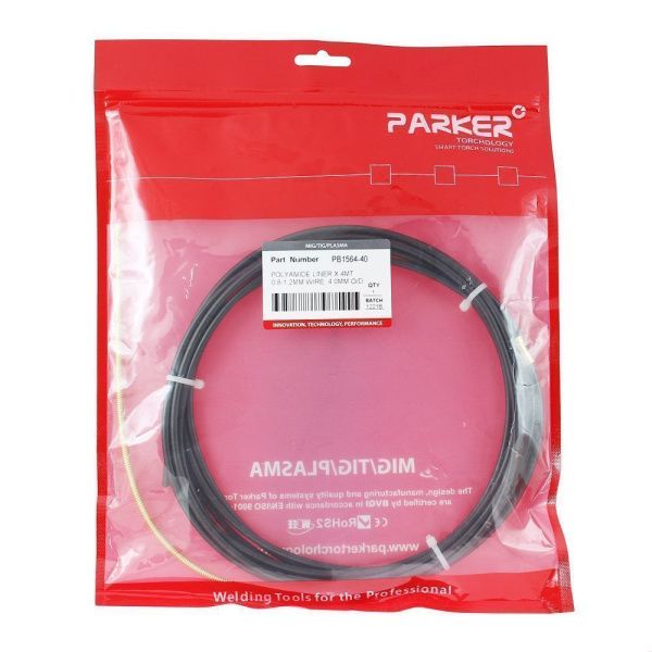 PB1564-40 Parker Polyamide liner x 4MT 0.8-1.2MM wire 4.0MM OD (pack)