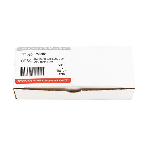 P53N61 Сопло Parker керамическое укороченное для газовой линзы №7 11,0x25,0 мм (TIG)