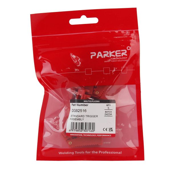 DGB2516 Кнопка Parker стандартная
для полуавтоматических горелок серии Suregrip (MIG/MAG)