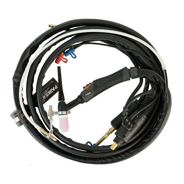 Сварочная аргонодуговая горелка Parker SGTHW 18SC с автоматизированной подачей горячей проволоки 4 метра для TIG сварки в среде аргона