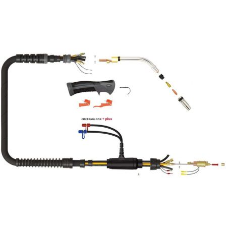 Сварочная полуавтоматическая горелка Parker SGB 240W 3 метра (MIG/MAG)