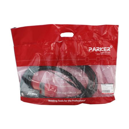 Сварочная аргонодуговая горелка Parker SGT 9FX с гибким гусаком, 5-пиновым разъёмом EWM, Lorch, Lincoln, разъёмом с резьбой 1/4 BSP и системой One TIG 4 метра для TIG сварки в среде аргона