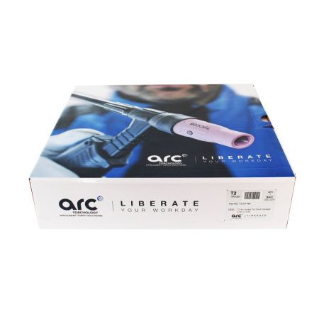 Сварочная аргонодуговая горелка Arc T2 с разъёмом с резьбой 1/4 BSP и системой One TIG 4 метра для TIG сварки в среде аргона