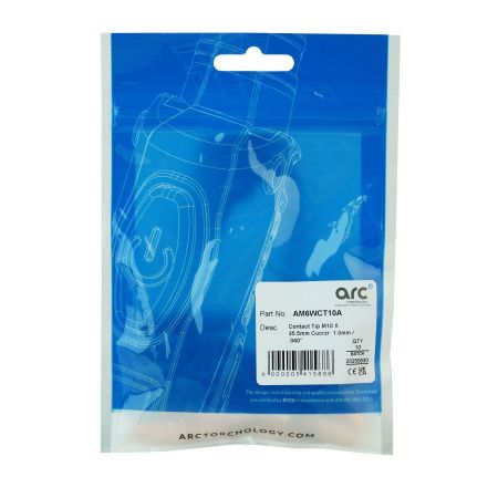 AM6WCT10A Контактный наконечник Arc М10 1,0 L35,5 CuCrZr для AL проволоки  (MIG/MAG)