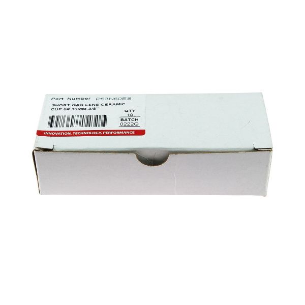 P53N60ES Сопло Parker керамическое для короткой газовой линзы №6 10,0x10,0 мм (TIG)