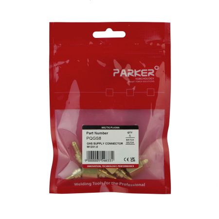 PQGS8 Разъём подачи газа Parker c резьбой M12*1.0 для горелок SGT серии ONE TIG (TIG)