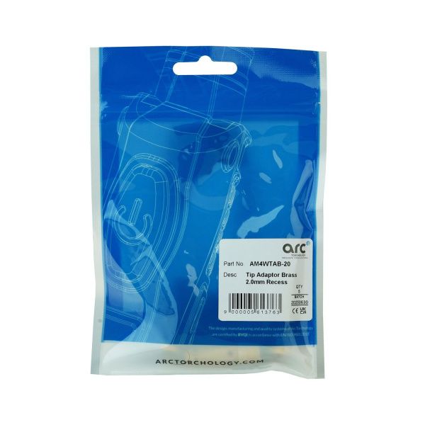 AM4WTAB-20 Вставка под наконечник Arc М8 латунная 34,5 мм (MIG/MAG)