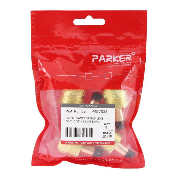 P45V63S Держатель цанги Parker с увеличенной газовой линзой 4,0x40,5 мм (TIG)