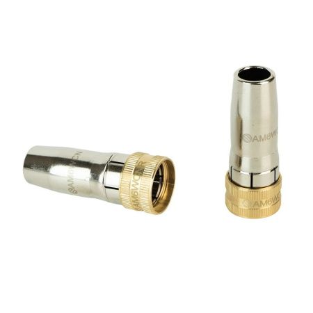 AM6WCN-С Сопло Arc коническое медное 16 мм с кольцом-фиксатором для полуавтоматической горелки M6W (MIG/MAG)