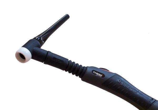 Сварочная аргонодуговая горелка Parker SGT 225F с гибким гусаком и головой SGT 18 16 метров для TIG сварки в среде аргона