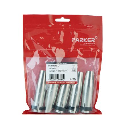 PB3617 Сопло газовое Parker сильно коническое медное 12 мм для горелок SGB 360A / SB 360A Auto / MMB 360A (MIG/MAG)