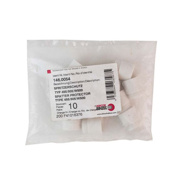 146.0054 Изолятор Abicor Binzel белый керамический 21,0 мм