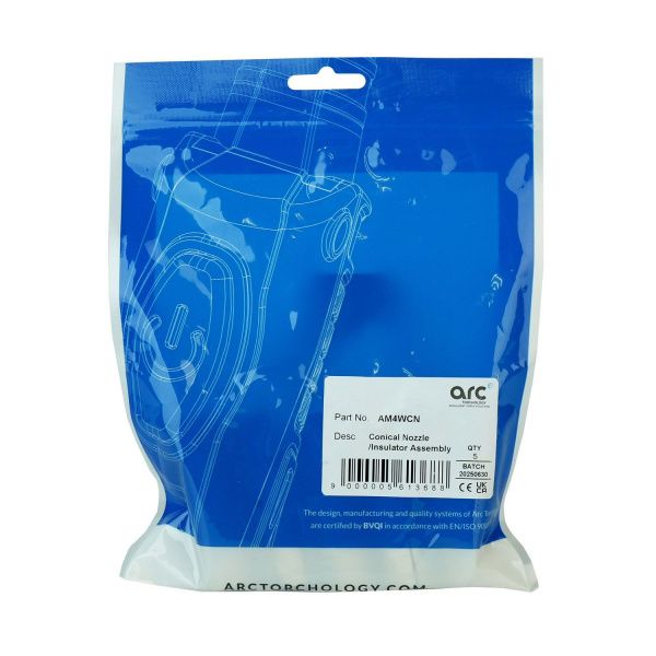 AM4WCN Сопло газовое Arc коническое медное 13 мм для полуавтоматической горелки M4W (MIG/MAG)