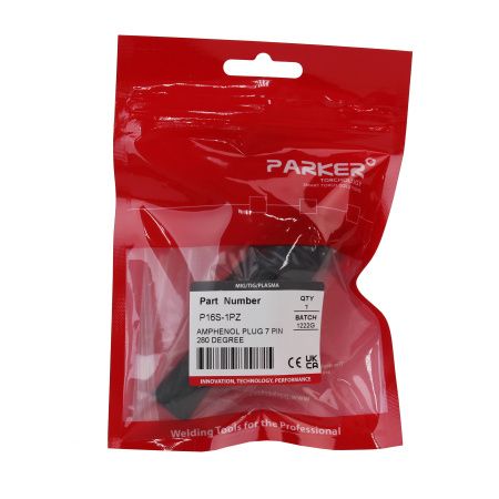P16S-1PZ 7-пиновая вилка Parker под сварочный аппарат Kemppi (TIG)
