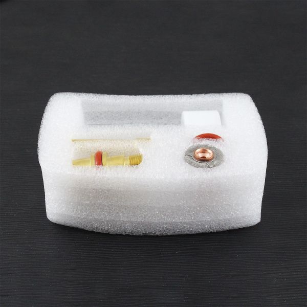 PGS171826P-24S Набор расходных частей Parker с соплом из кварцевого стекла (укороченный) 2,4 мм для горелок SGT 17 / 18 / 26 (TIG)