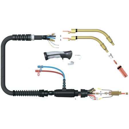 Сварочная полуавтоматическая горелка Uniarc SVA-UG 501W Progrip 5 метров (MIG/MAG)