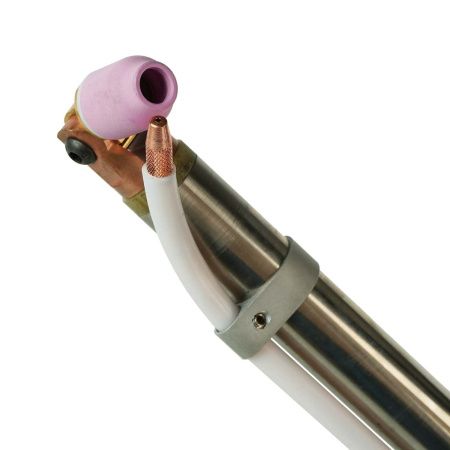 Сварочная аргонодуговая горелка SVR TWC-300 Auto для наплавки с длиной рукоятки 0,6 м, поворотной головой 2 метра для TIG сварки в среде аргона